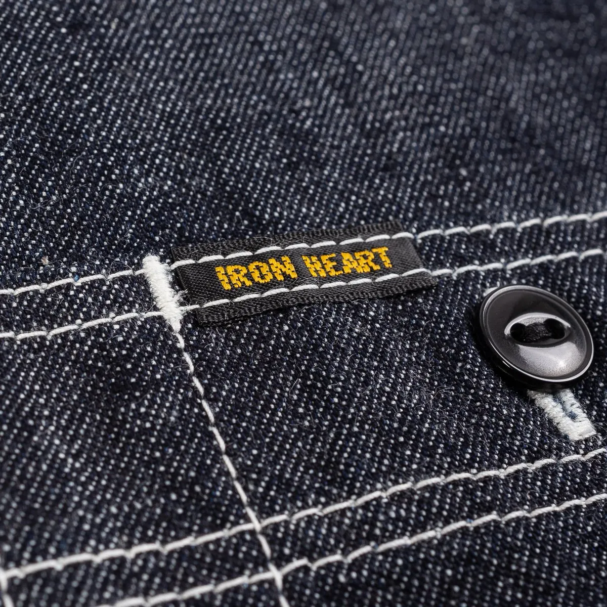 IHSH-322-IND - 10oz Selvedge Denim Work Shirt - Indigo sold by BlackBlue product image thumbnail 4