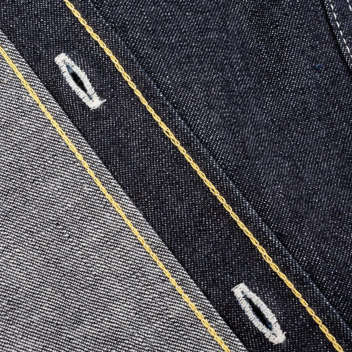 IHSH-322-IND - 10oz Selvedge Denim Work Shirt - Indigo sold by BlackBlue product image thumbnail 5
