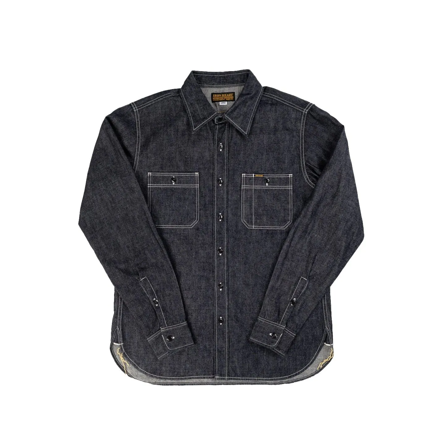 IHSH-322-IND - 10oz Selvedge Denim Work Shirt - Indigo sold by BlackBlue