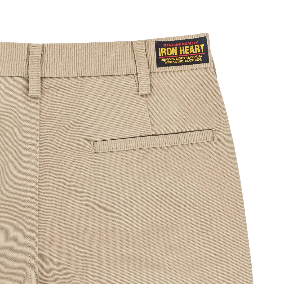 IH-730-KHA 12oz Heavy Cotton Regular Fit Chinos - Khaki sold by BlackBlue product image thumbnail 5