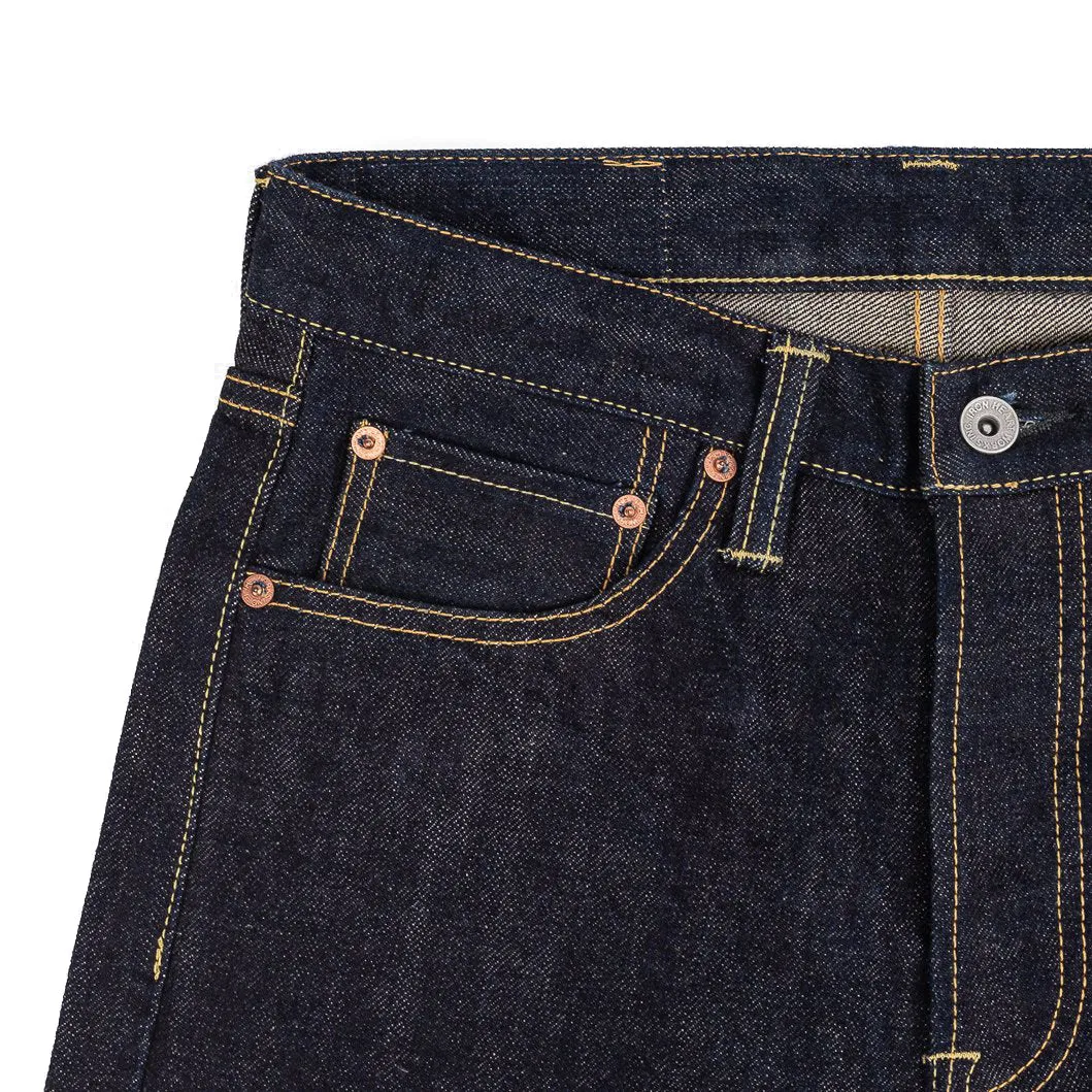 IH-666N 17oz Selvedge Denim Slim Straight Cut Jeans - Natural Indigo sold by BlackBlue product image thumbnail 4