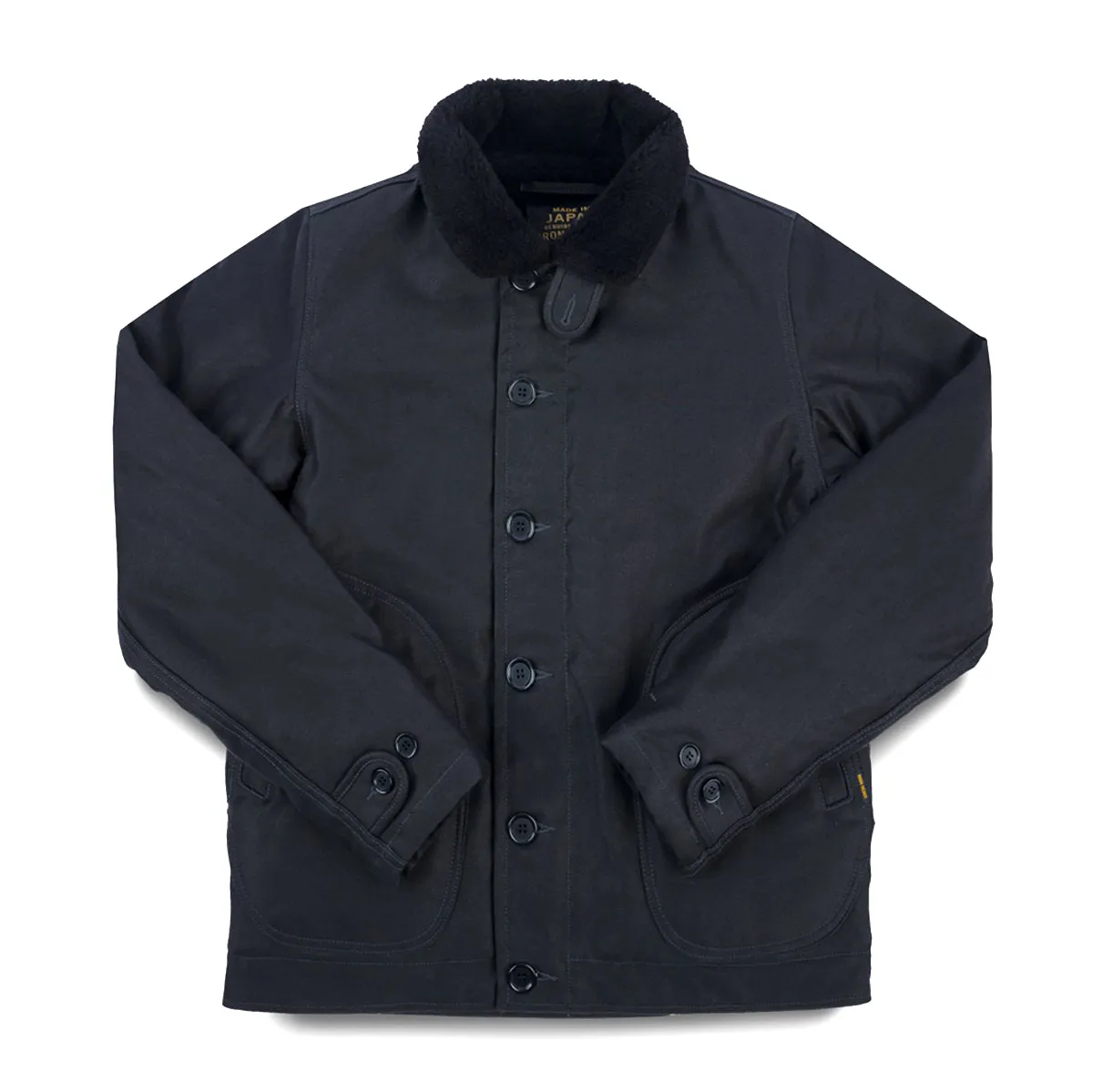 IHM-35-BLK Whipcord N1 Deck Jacket - Black sold by BlackBlue