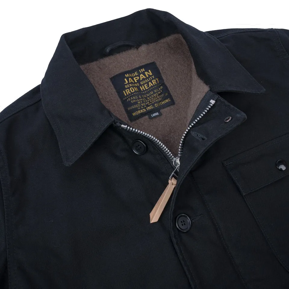 IHM-39-BLK Military Serge A2 Deck Jacket - Black sold by BlackBlue product image thumbnail 4