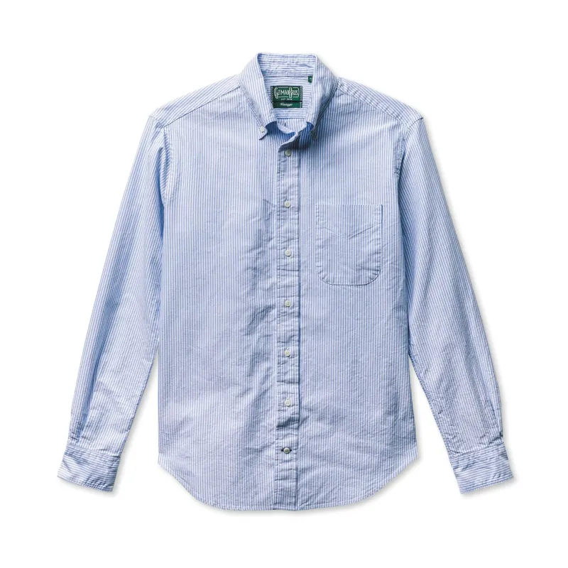 Blue Stripe Oxford made by BlackBlue