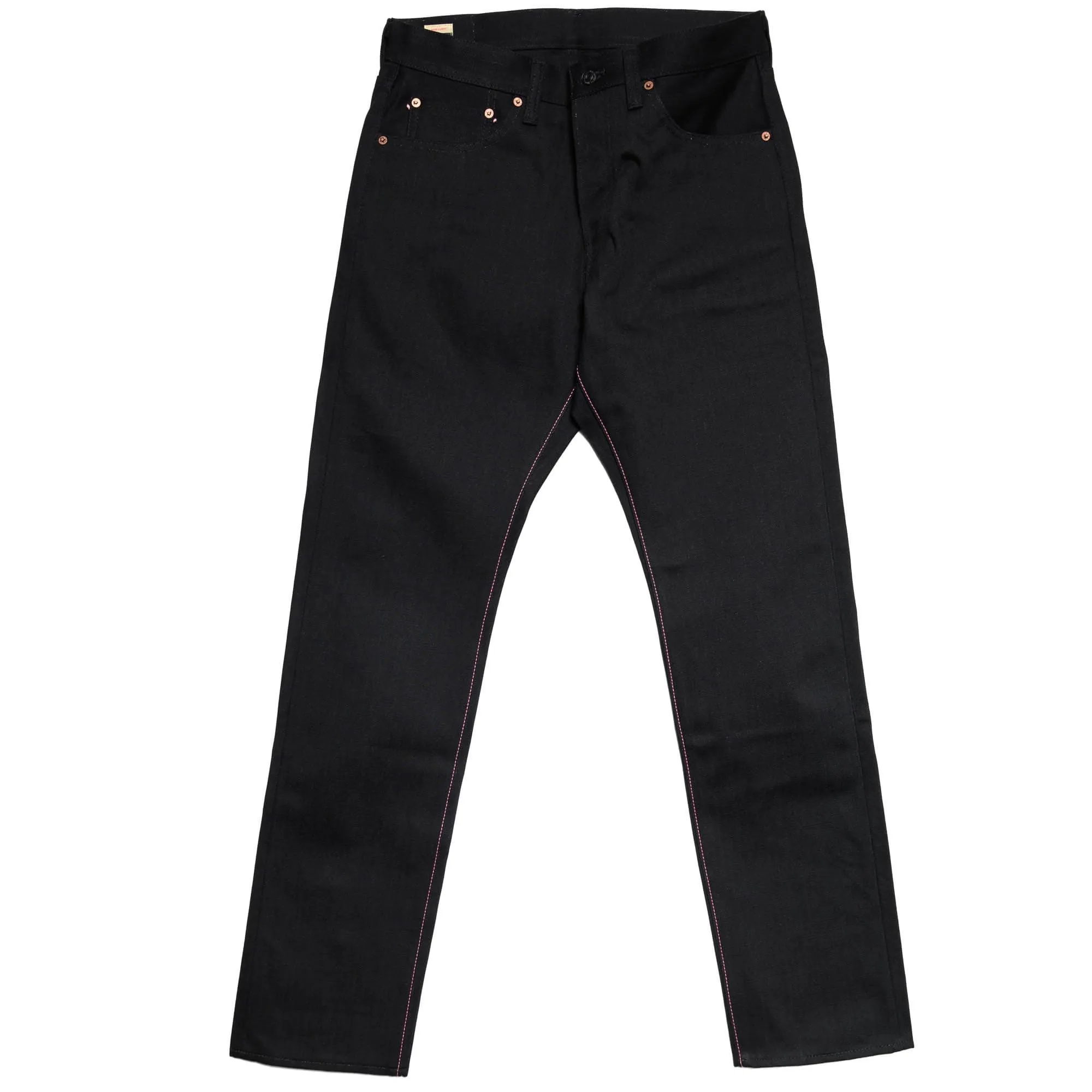 0605-B 15.7oz Zimbabwe Cotton Natural Tapered Selvedge Denim - Black sold by BlackBlue product image thumbnail 2