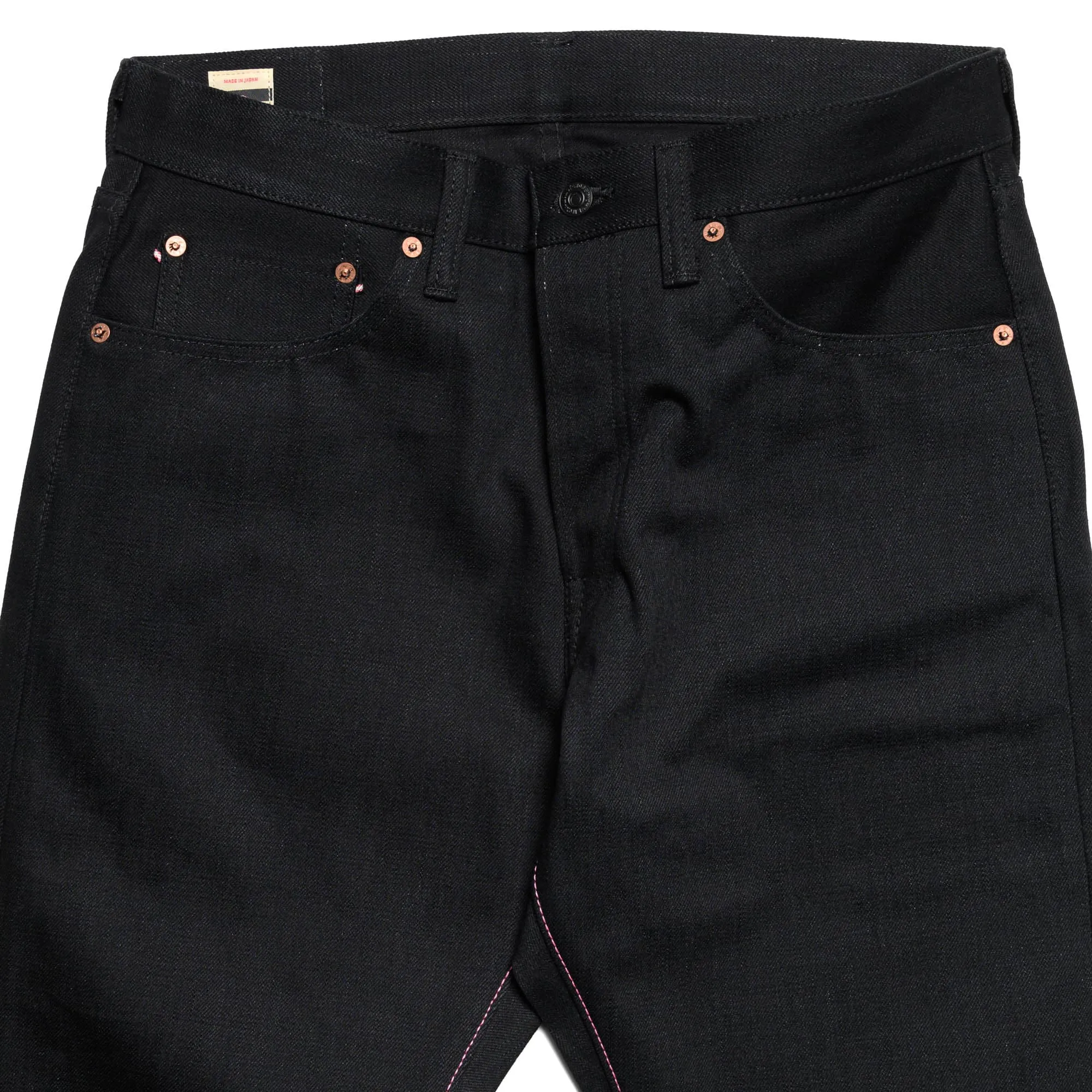 0605-B 15.7oz Zimbabwe Cotton Natural Tapered Selvedge Denim - Black sold by BlackBlue product image thumbnail 4