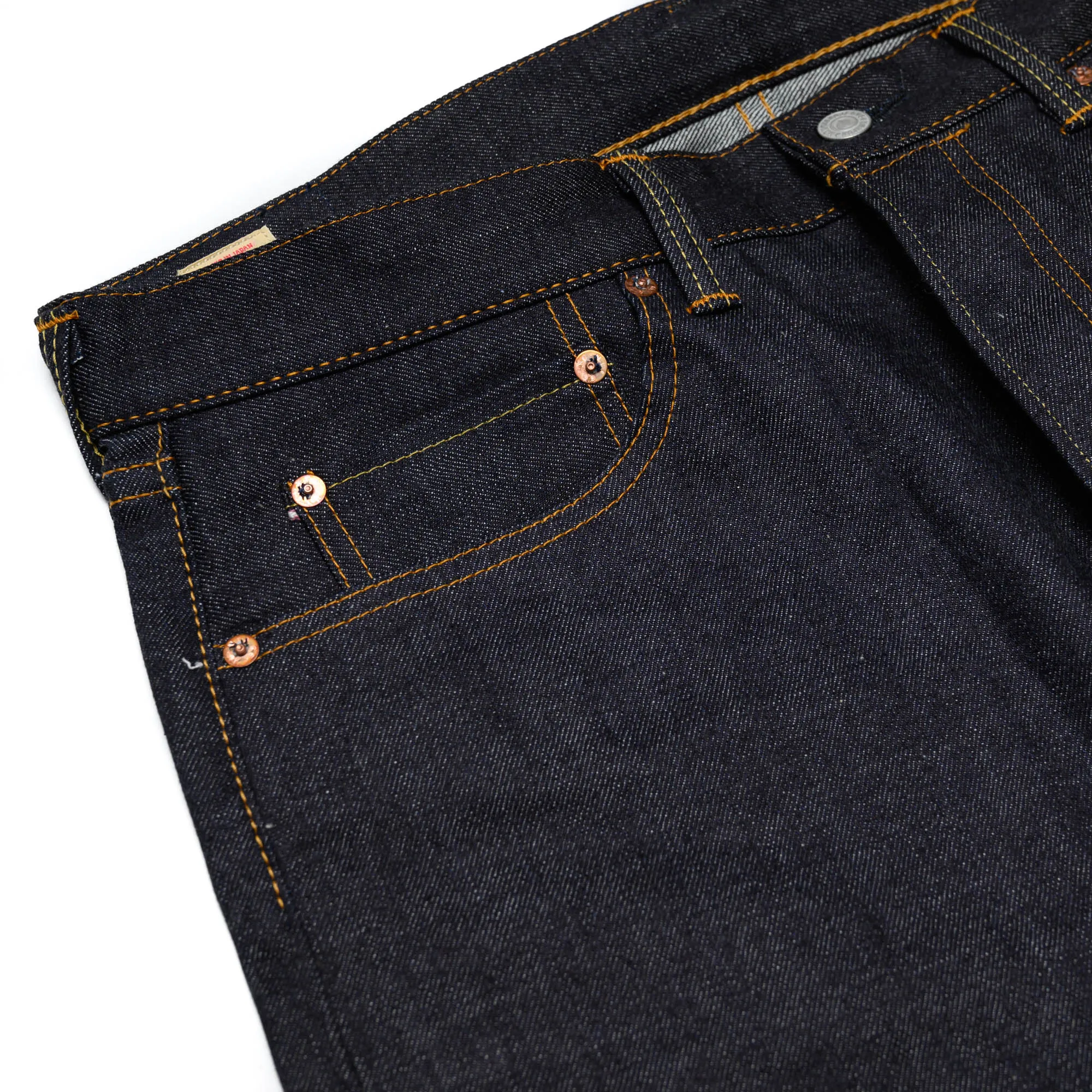 0605-13 13oz Natural Tapered Selvedge Denim - Indigo sold by BlackBlue product image thumbnail 5