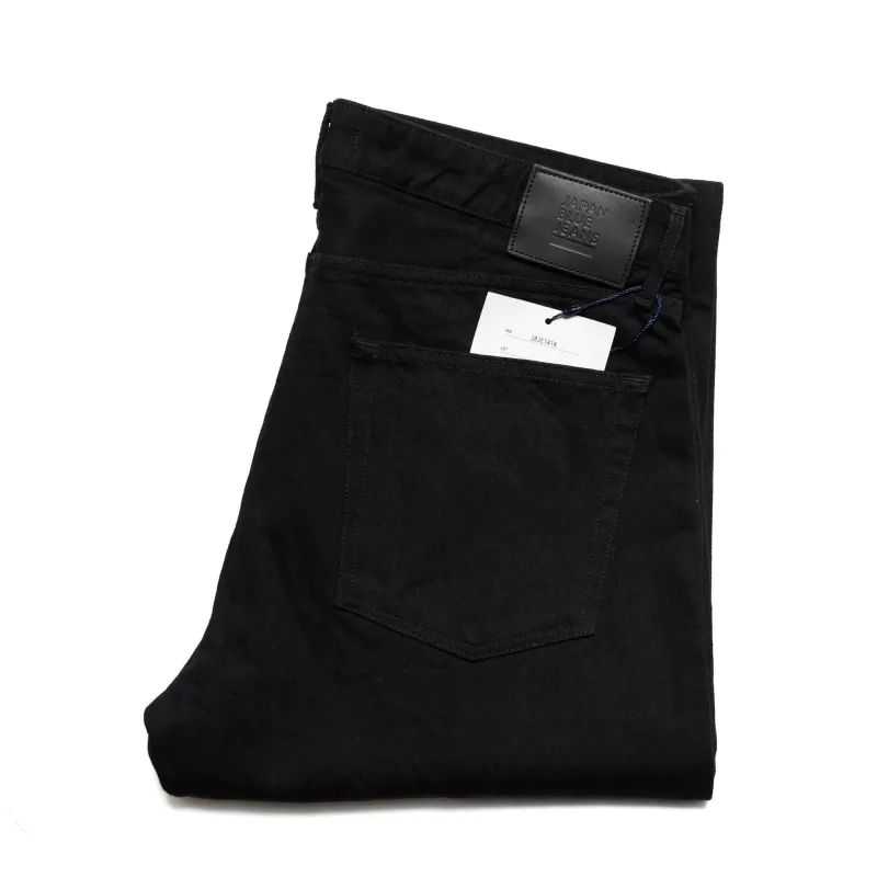 J414 14oz Black Classic Straight Selvedge Jeans sold by BlackBlue
