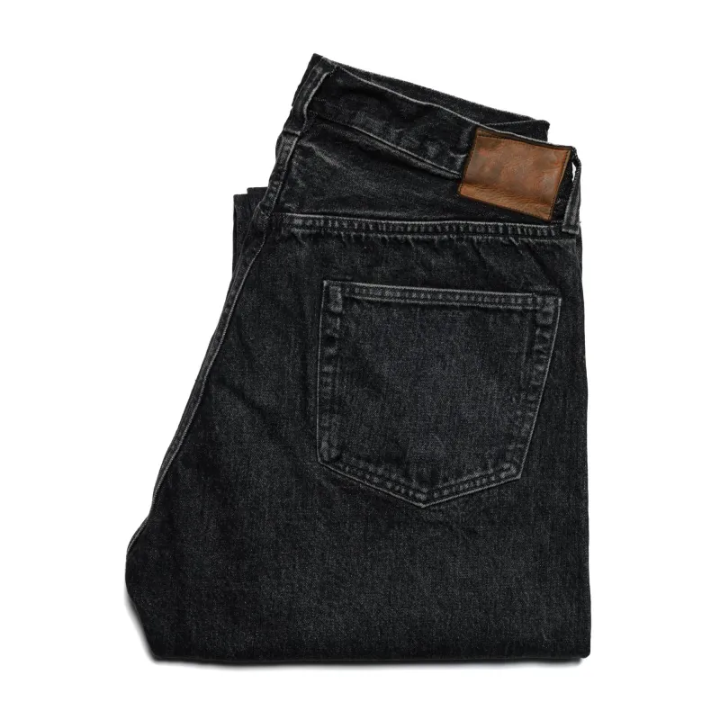 1947 14.25oz Black Selvedge Denim Straight (Hard Wash) SC42460H sold by BlackBlue