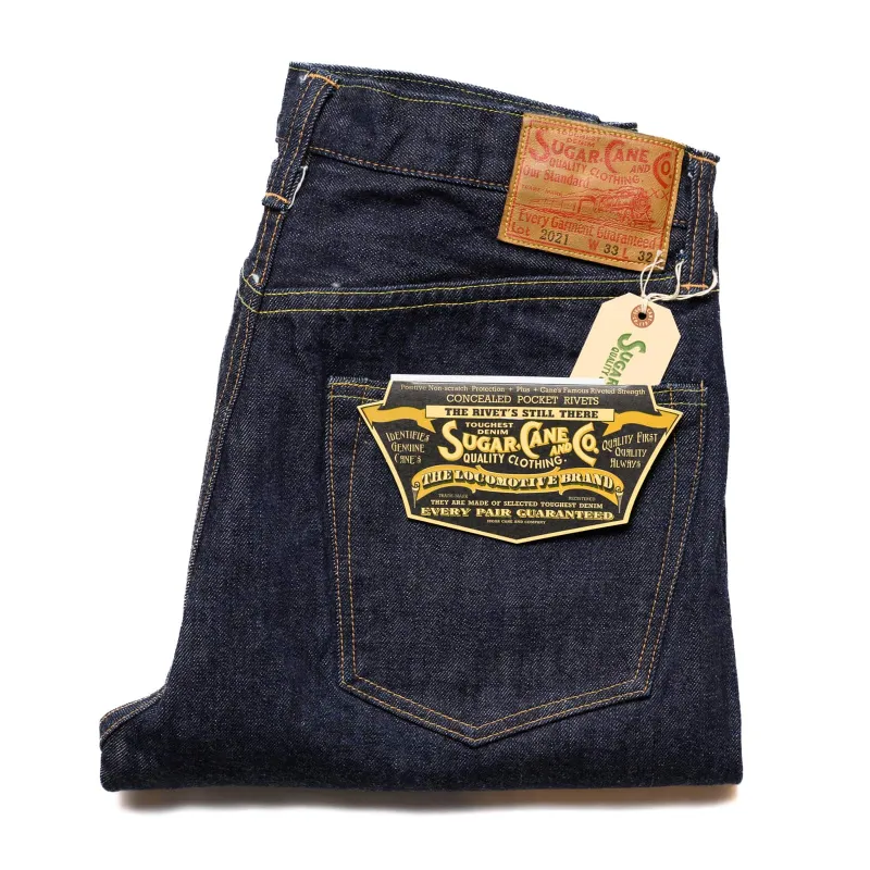 2021 14.25oz Selvedge Denim Slim Tapered Indigo SC42021A sold by BlackBlue