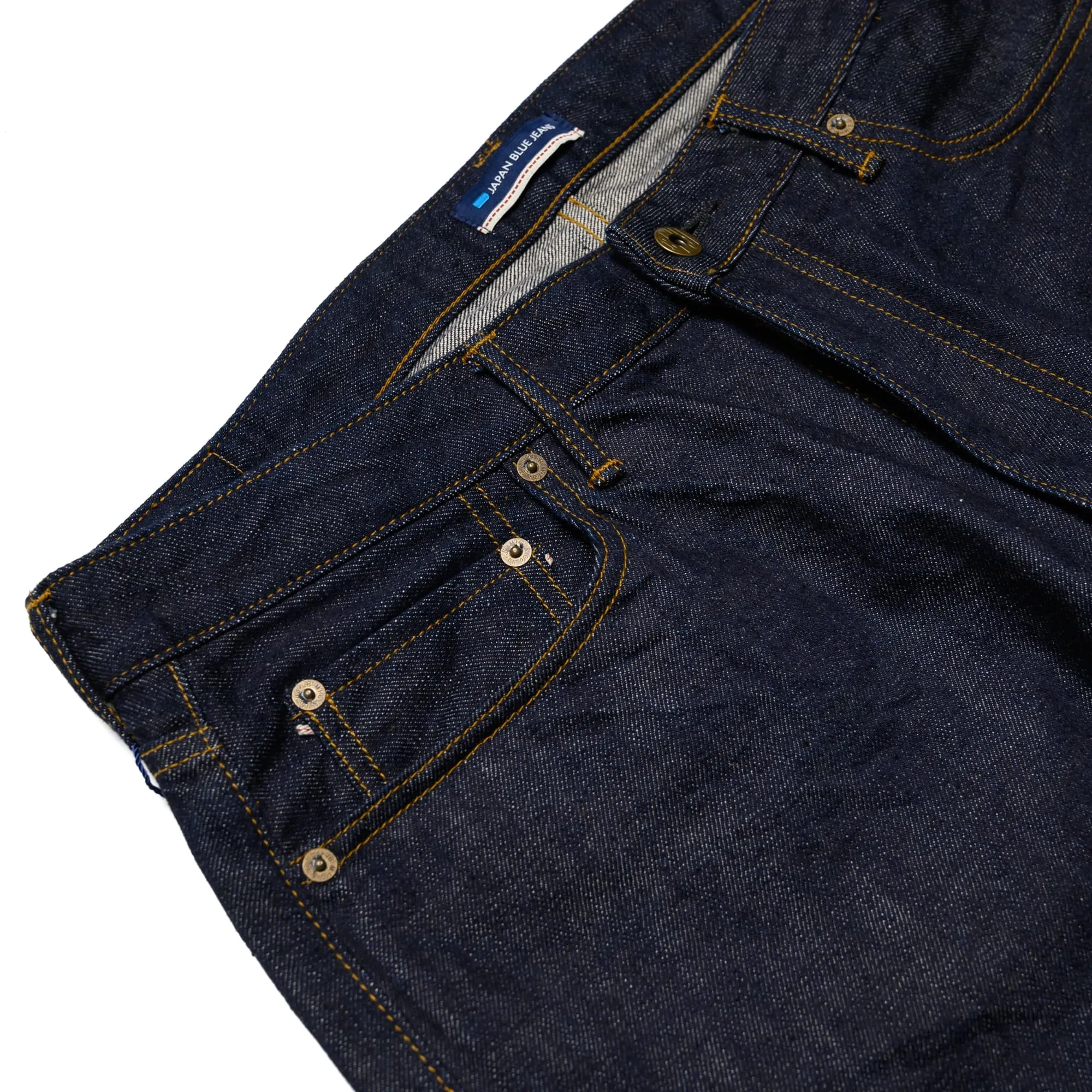 J404 12.5oz Africa Cotton Classic Straight Selvedge Jeans sold by BlackBlue product image thumbnail 5