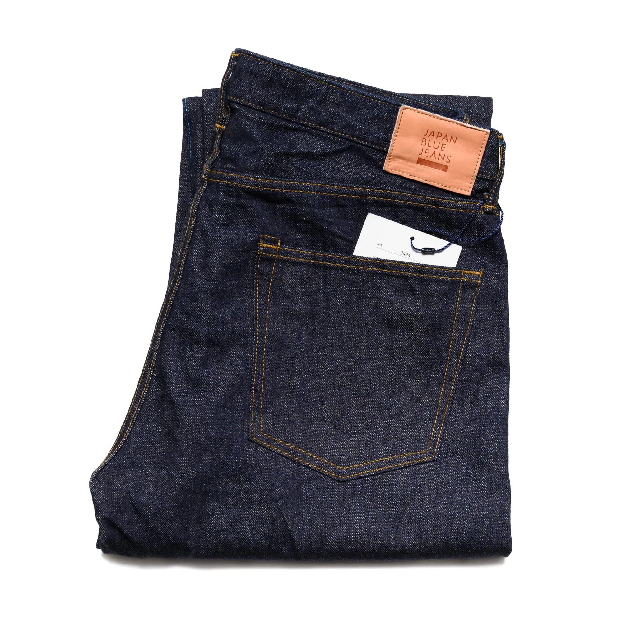 J404 12.5oz Africa Cotton Classic Straight Selvedge Jeans sold by BlackBlue