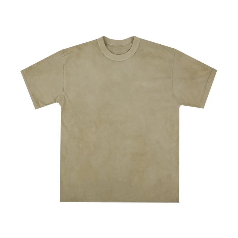 UTIL-HDYE-SGRN 5.5oz Loopwheel Crew Neck T-Shirt - Hand Dyed Sage Green sold by BlackBlue