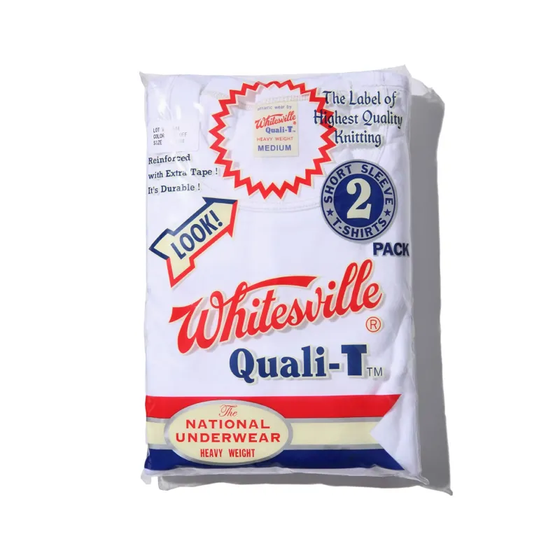 Whitesville 2-Pack Tee - Off White sold by BlackBlue