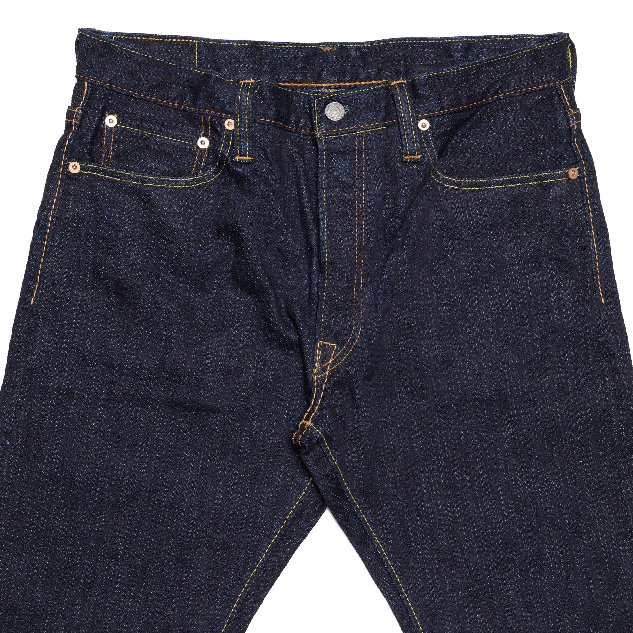 1167 13oz Extra Slub Stretch Selvedge Denim - Relaxed Tapered - Indigo sold by BlackBlue product image thumbnail 4