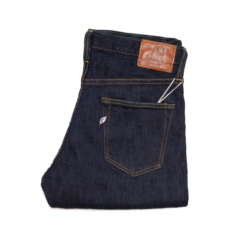 1167 13oz Extra Slub Stretch Selvedge Denim - Relaxed Tapered - Indigo made by Pure Blue Japan