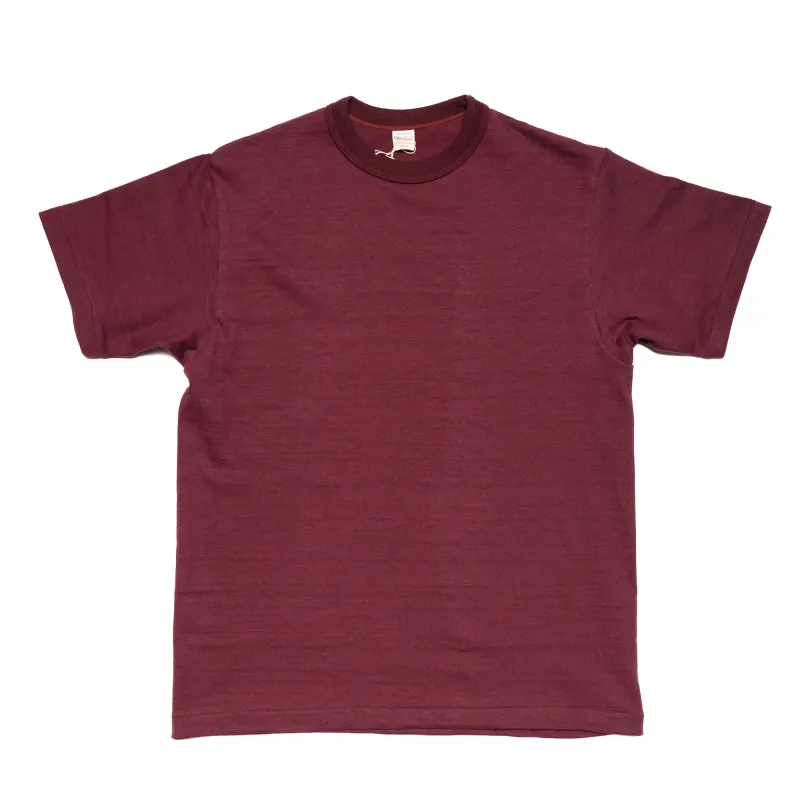 4601 Cotton Tee - Bordeaux sold by BlackBlue