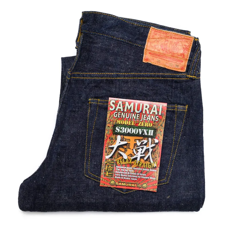 S3000VXII Model "Zero" 17oz Selvedge Denim - Relaxed Straight sold by BlackBlue