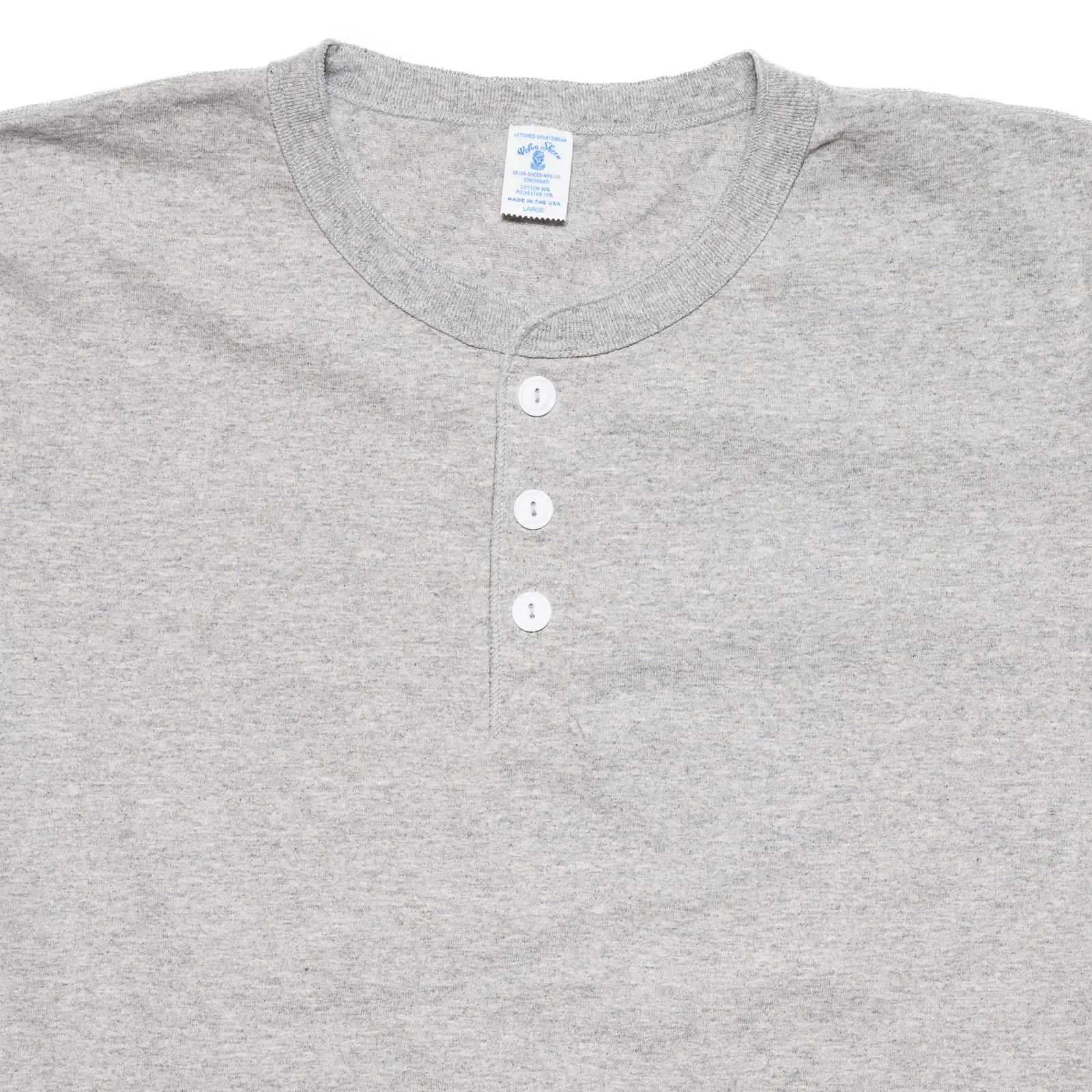 Short Sleeve Henley - Heather Gray sold by BlackBlue product image thumbnail 2