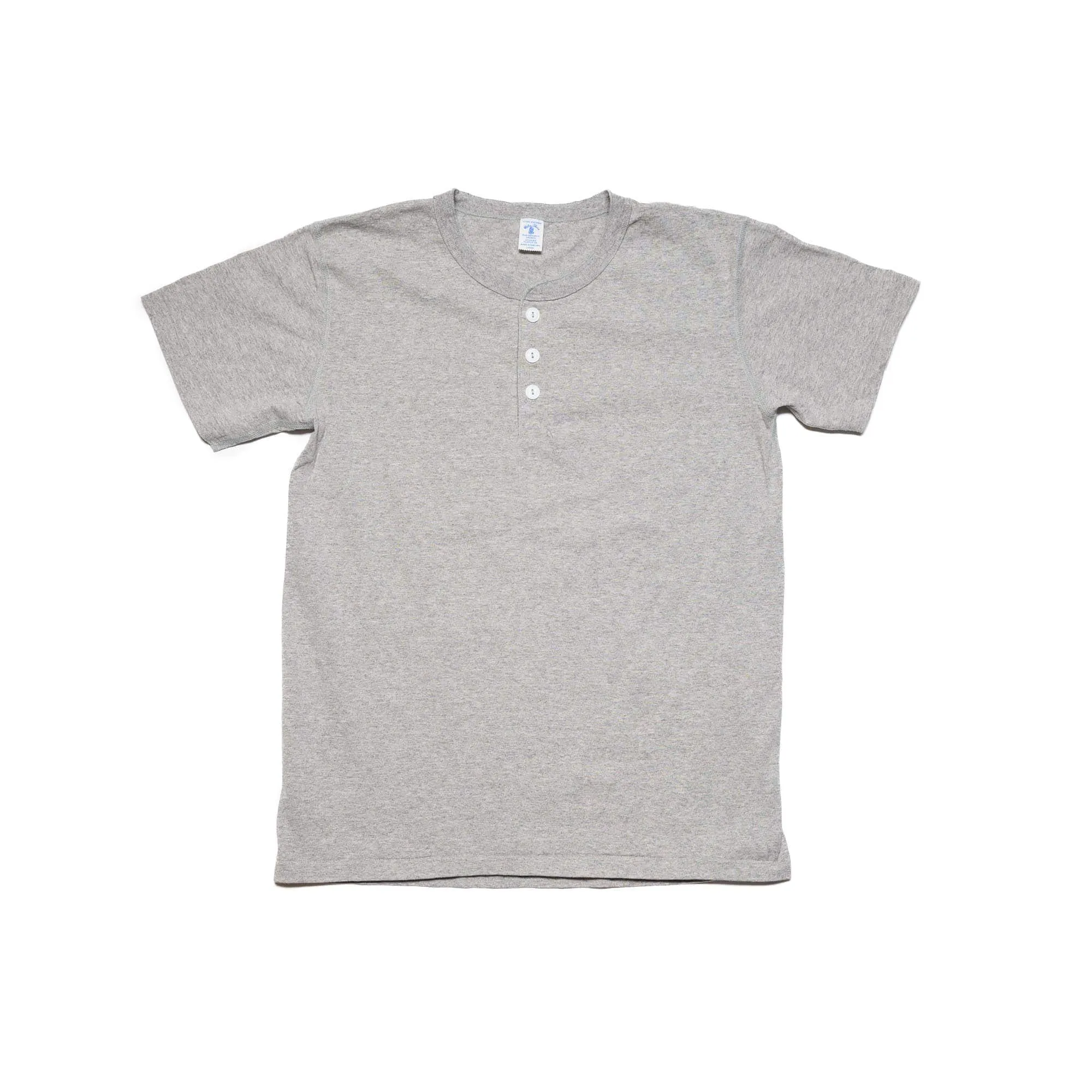 Short Sleeve Henley - Heather Gray sold by BlackBlue