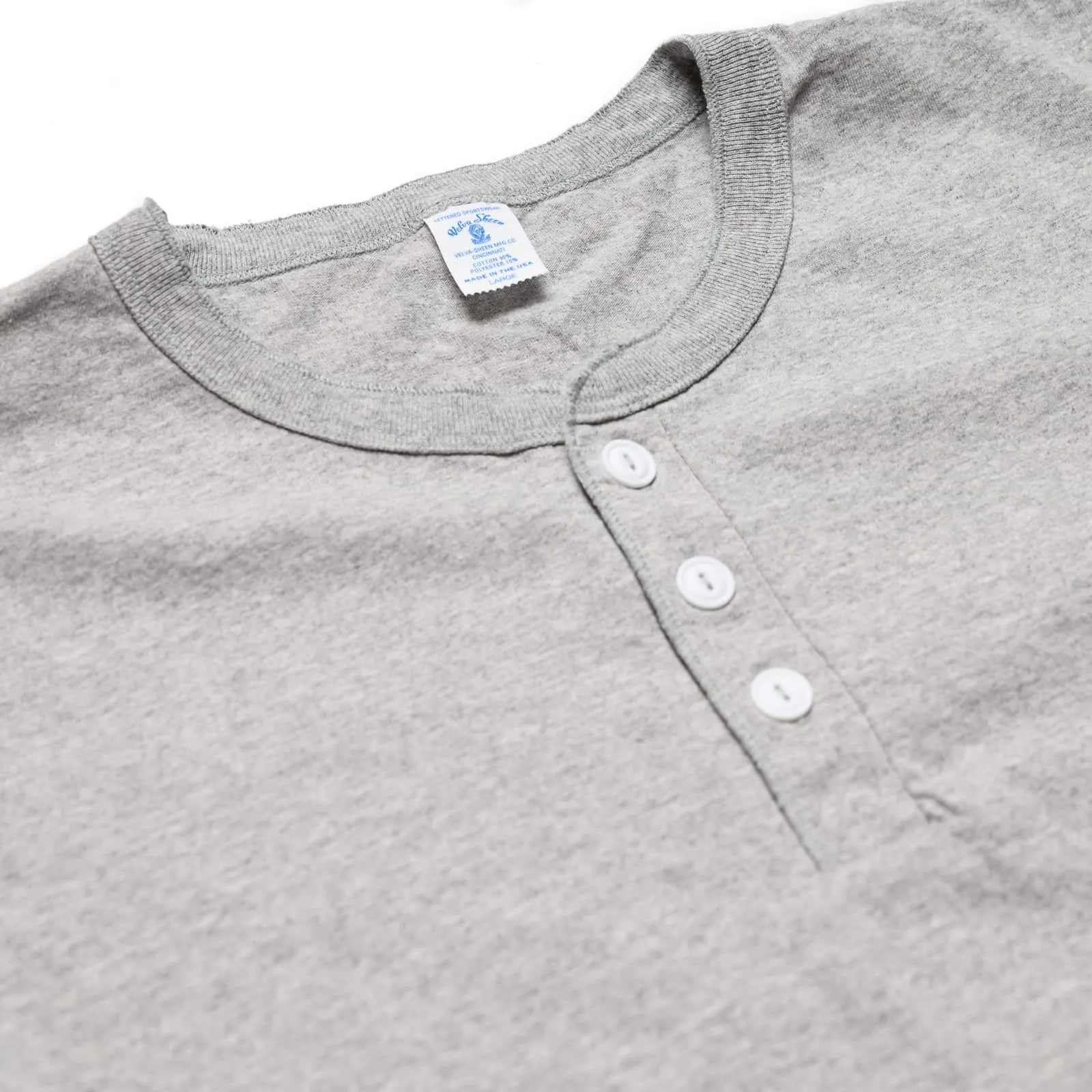 Short Sleeve Henley - Heather Gray sold by BlackBlue product image thumbnail 3