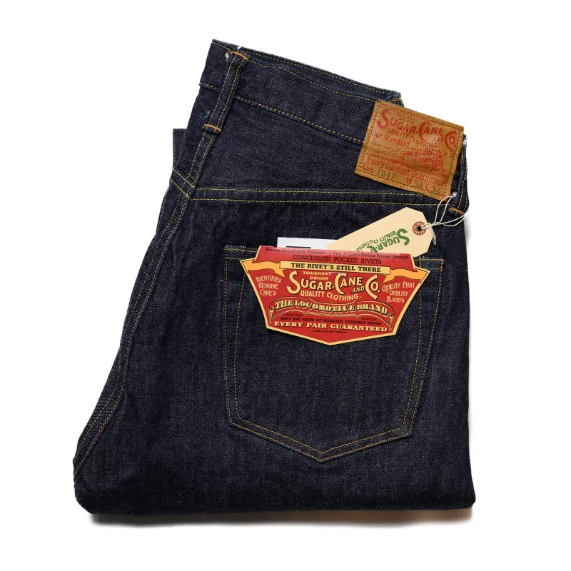 1947 14.25oz Selvedge Regular Straight Indigo SC41947A sold by BlackBlue