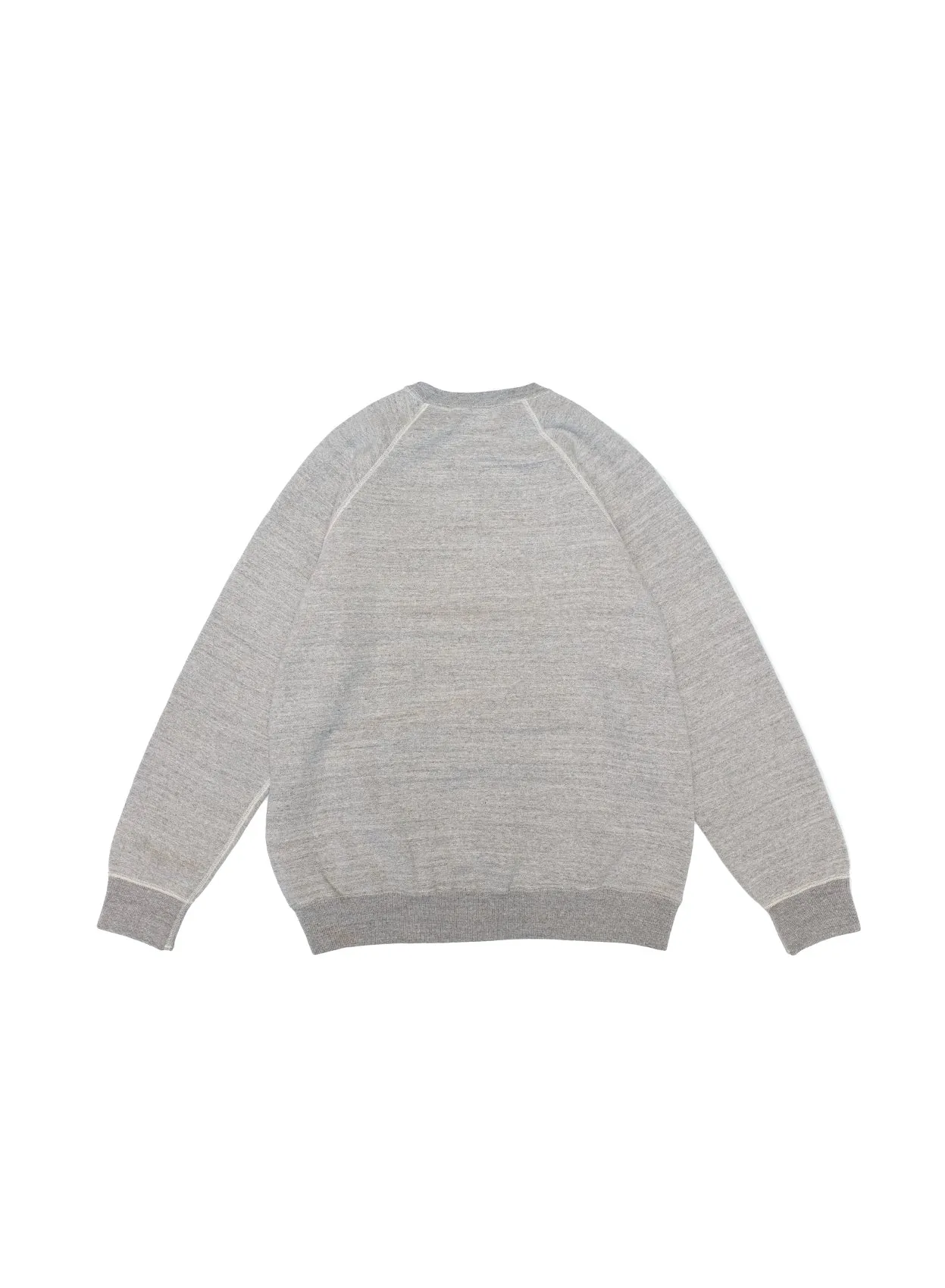 Loop Wheel Crew Neck Sweatshirt - Heather Gray sold by BlackBlue product image thumbnail 2