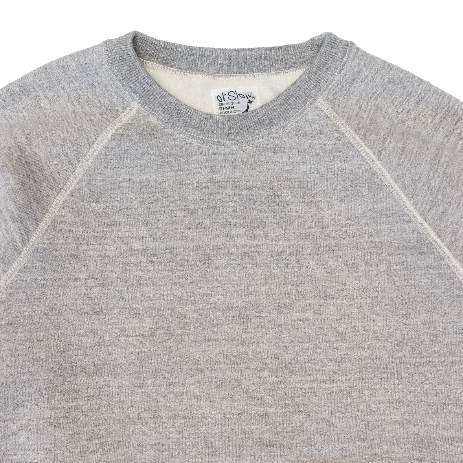 Loop Wheel Crew Neck Sweatshirt - Heather Gray sold by BlackBlue product image thumbnail 3