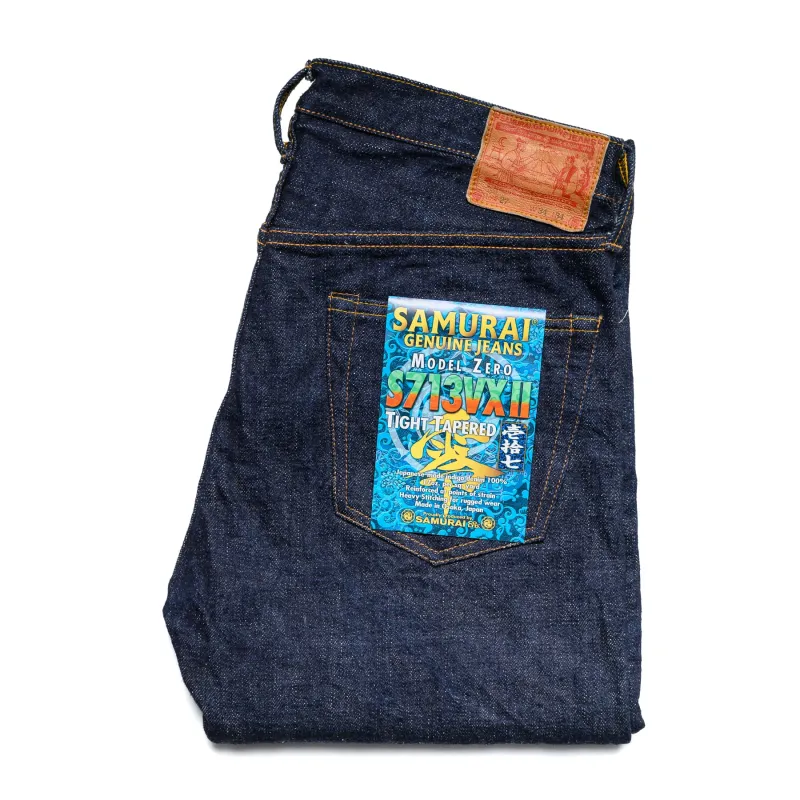 S713VXII "Bushido" 17oz Slim Tapered Selvedge Denim sold by BlackBlue