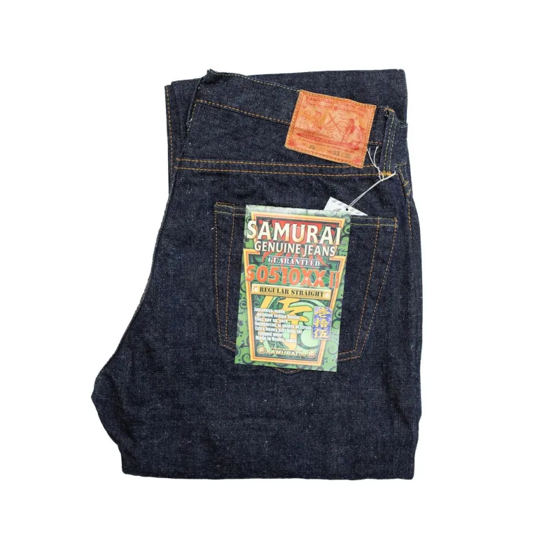 S510XXII 15oz "Otokogi" Regular Straight Selvedge Denim sold by BlackBlue