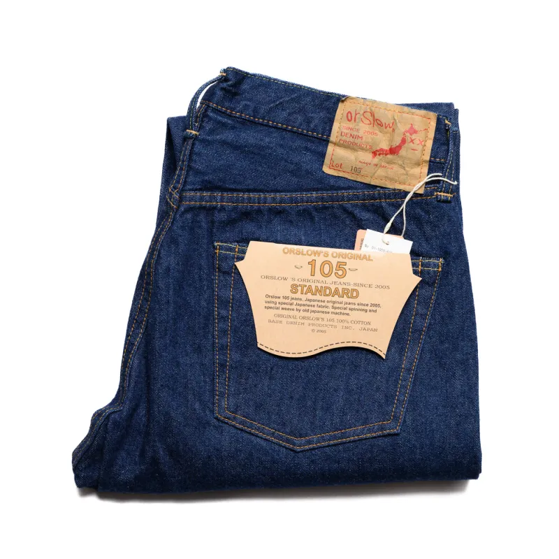105 Standard Fit Selvedge Denim One Wash sold by BlackBlue