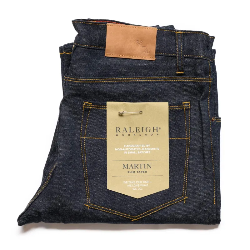 Martin Thin Taper - 13 oz Nihon Menpu Selvedge Denim sold by BlackBlue
