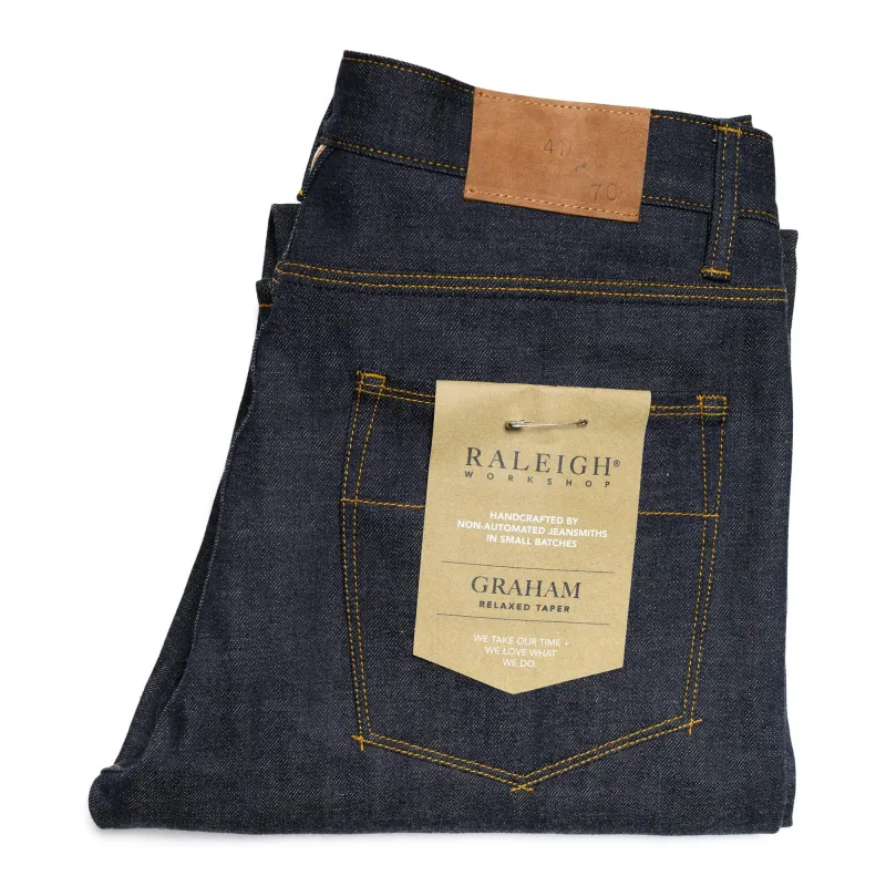 Graham Taper - 13oz Nihon Menpu Selvedge Denim made by Raleigh Denim Workshop