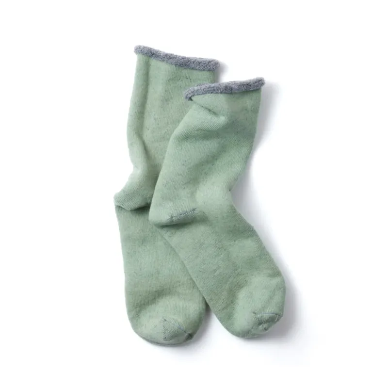 R1434 Double Face Cozy - L. Green/Grey sold by BlackBlue