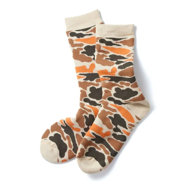R1339 Pile Camo Crew - Beige/Orange made by ROTOTO