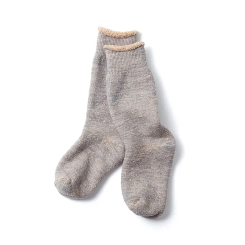 R1001-BR Double Face Crew - Gray /Brown sold by BlackBlue