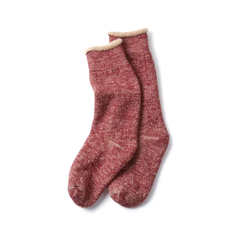 R1001-BR Double Face Crew - D.Red /Brown sold by BlackBlue