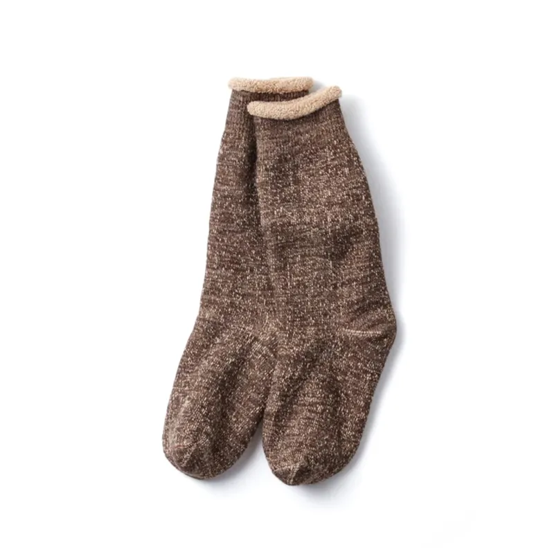 R1001-BR Double Face Crew - D.Brown /Brown sold by BlackBlue