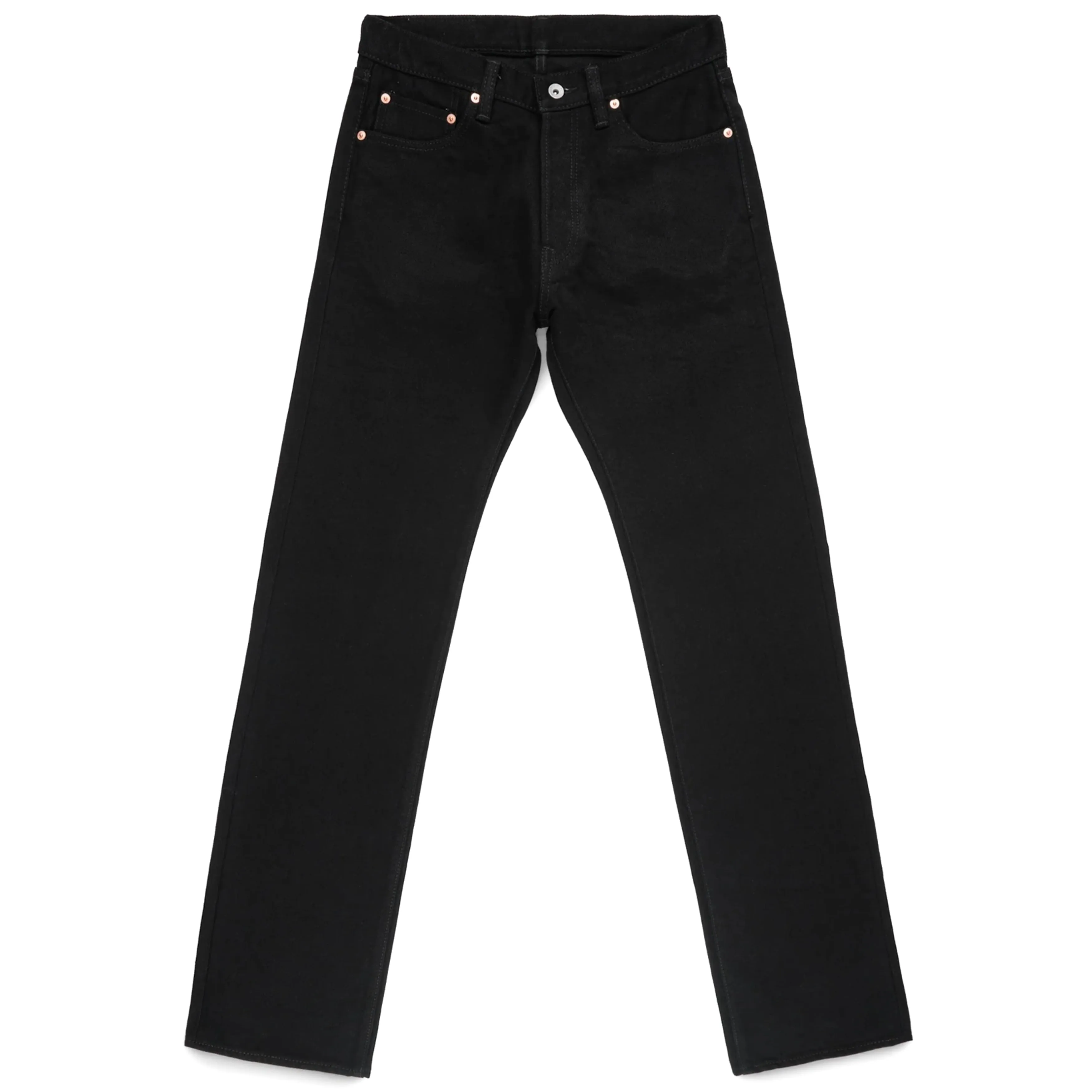 IH-634S-SBG 21oz Selvedge Denim Straight Cut Jeans - Superblack (Fades To Grey) sold by BlackBlue product image thumbnail 2