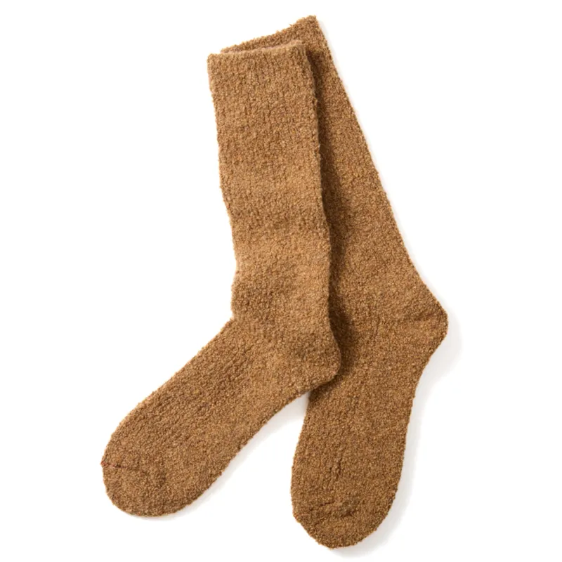 R1636 Merino Boucle Socks - Camel sold by BlackBlue