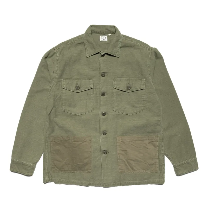 Vintage Washed 4 Pocket US Army Shirt sold by BlackBlue