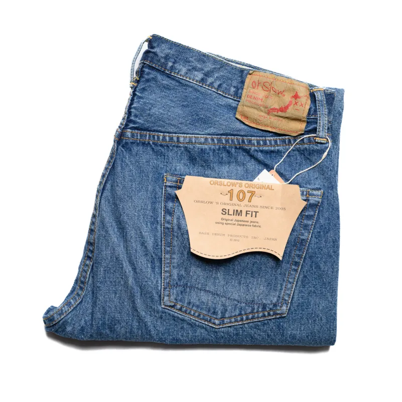 107 Ivy Fit Selvedge Denim 2 Year Wash sold by BlackBlue