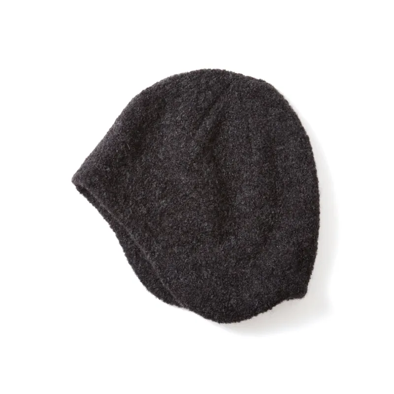 R5151 Alpaca Ear Flap Beanie - D. Gray sold by BlackBlue