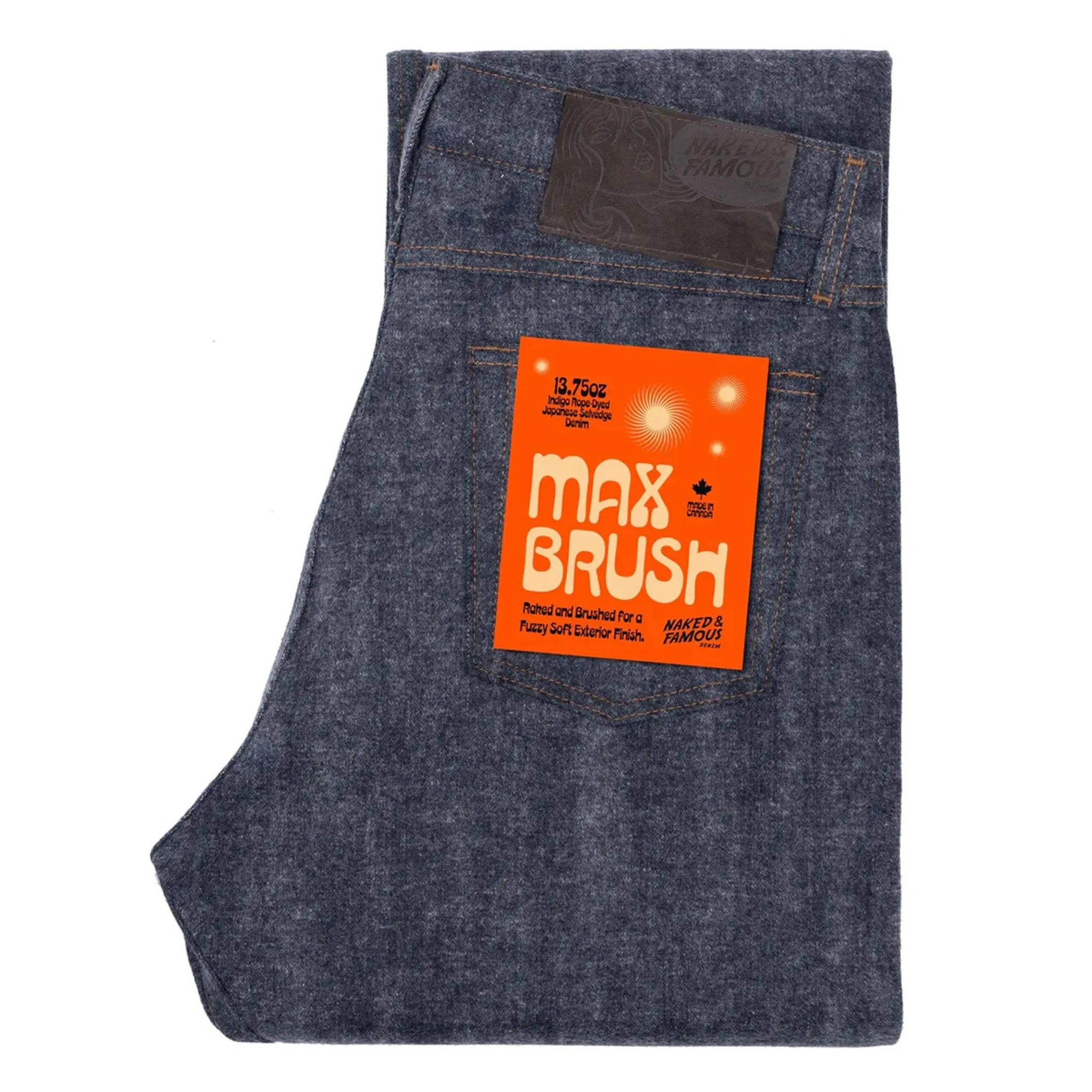 True Guy 13.75oz Max Brush Selvedge Indigo sold by BlackBlue