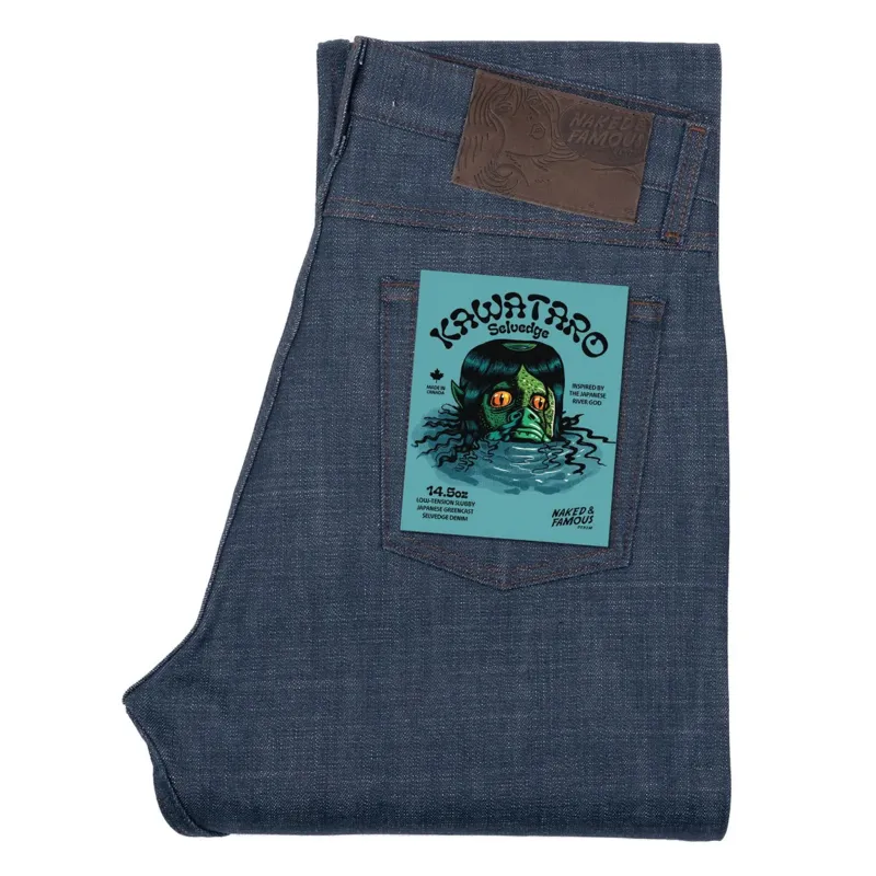 True Guy 14.5oz Kawataro Selvedge Indigo sold by BlackBlue
