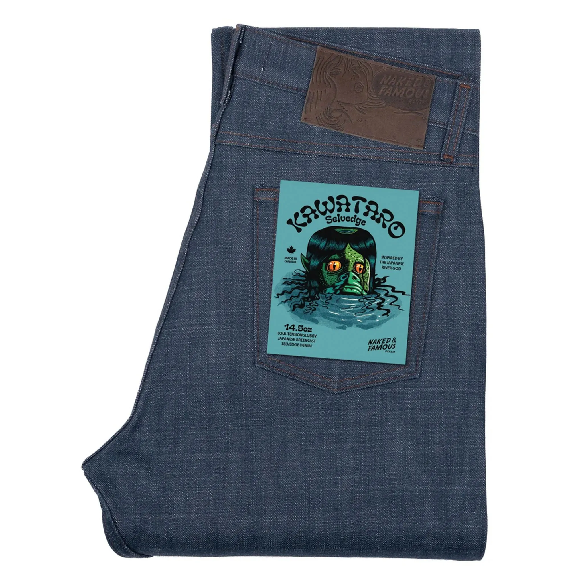 True Guy 14.5oz Kawataro Selvedge Indigo sold by BlackBlue