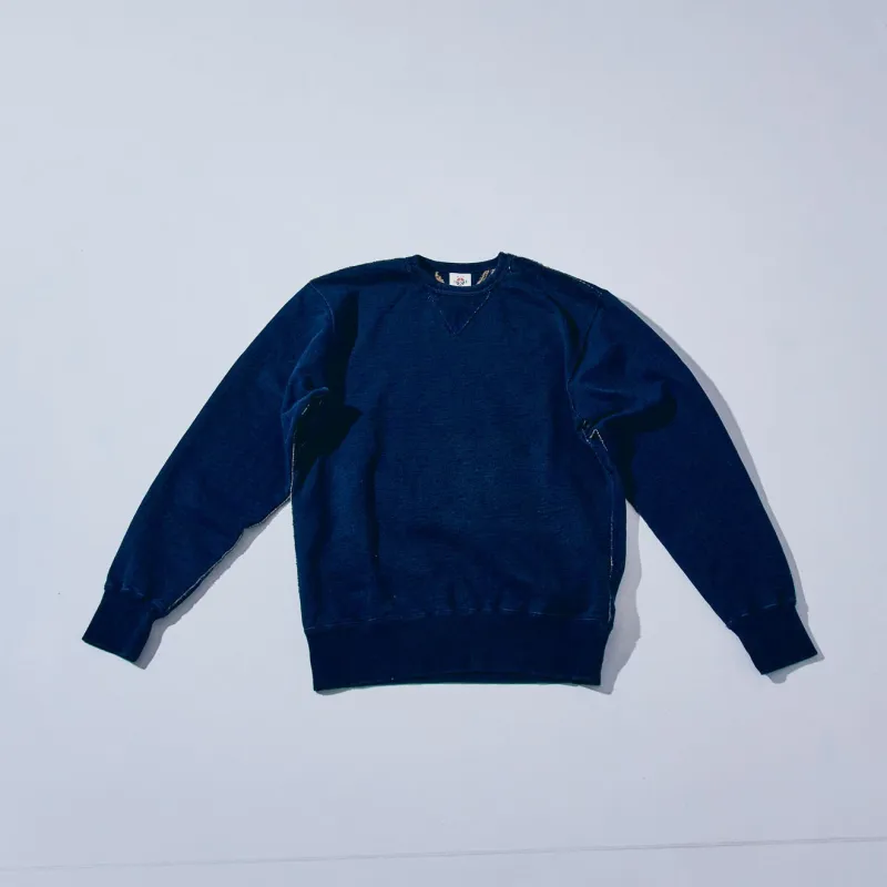 SIS25-101 Kakishibu Indigo Sweatshirt sold by BlackBlue
