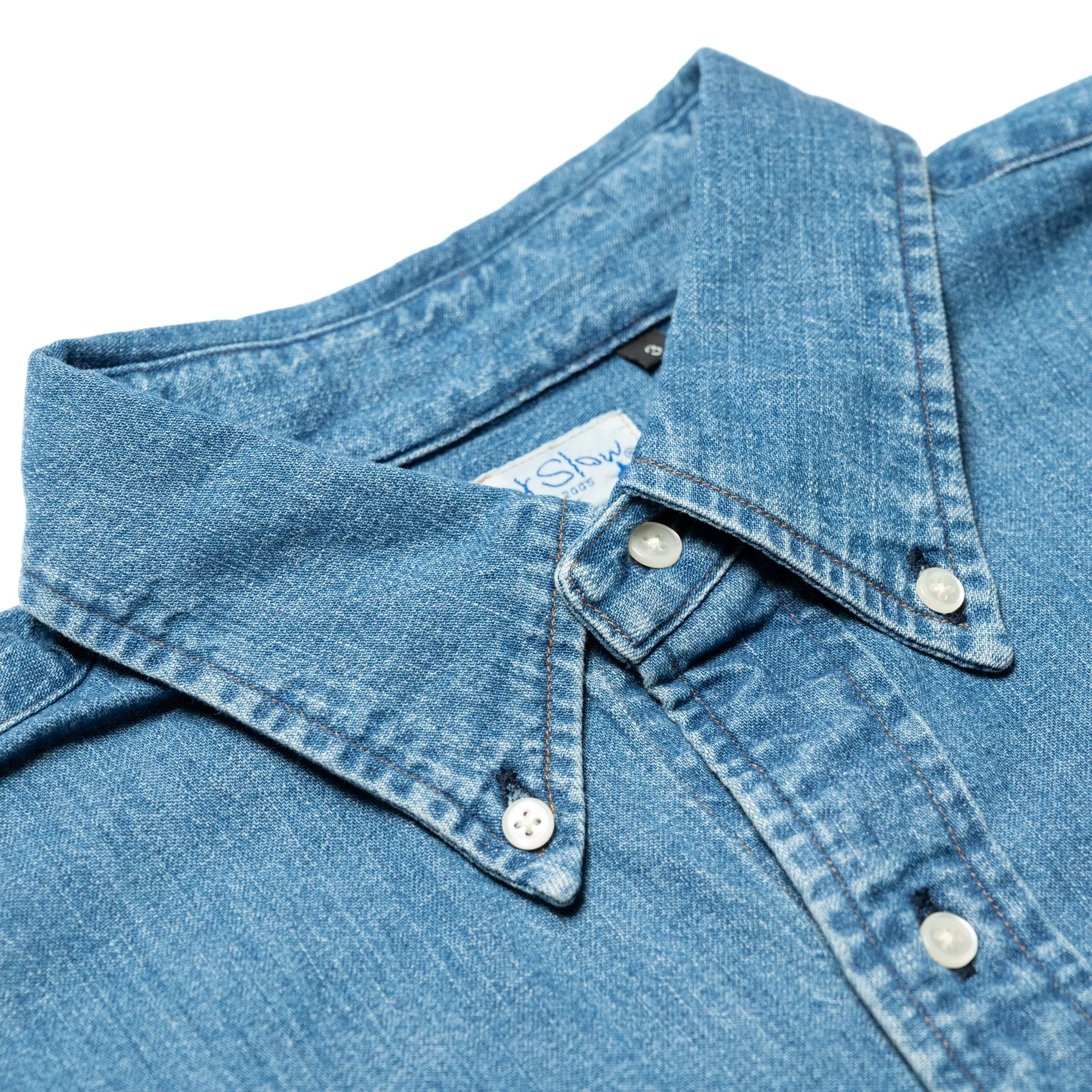 Denim Button Down Shirt - Denim Used sold by BlackBlue product image thumbnail 3