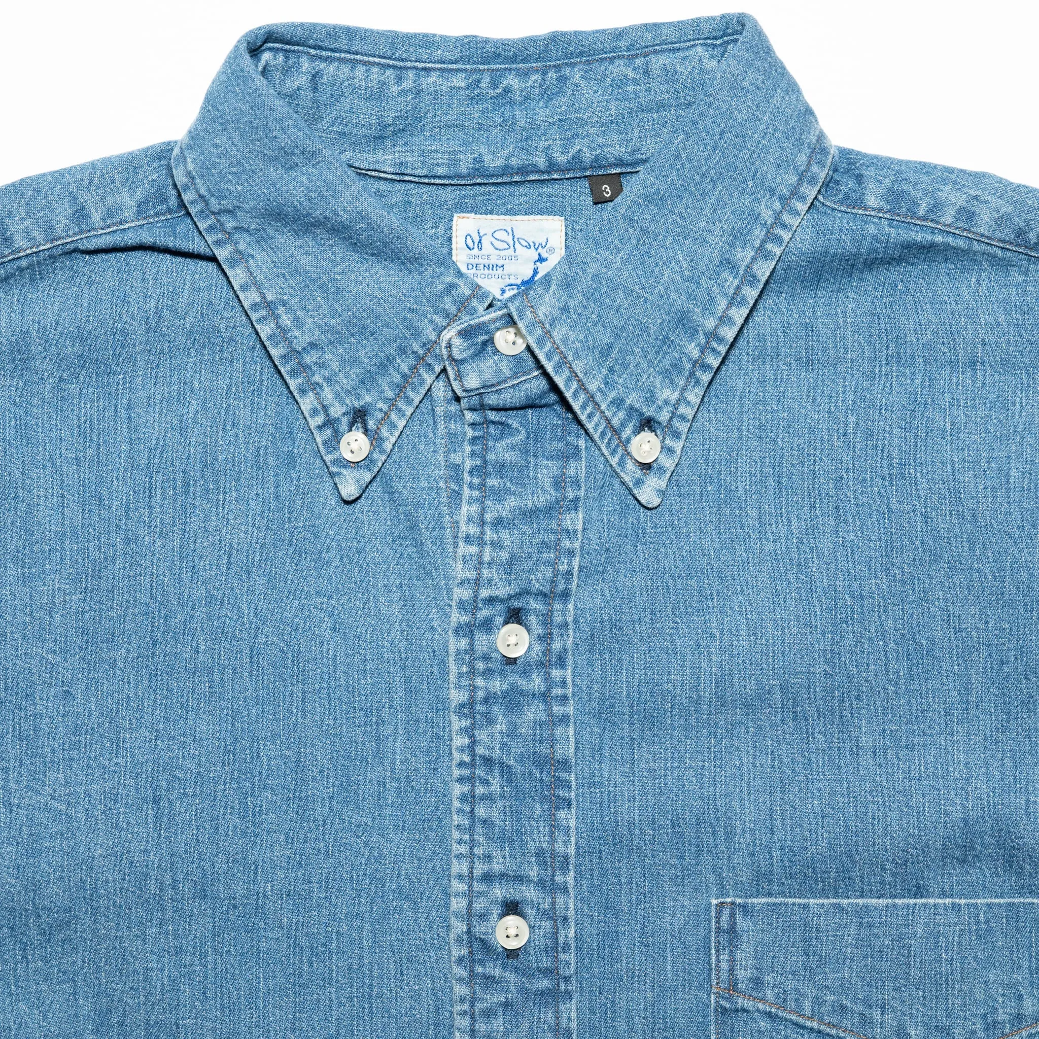 Denim Button Down Shirt - Denim Used sold by BlackBlue product image thumbnail 2