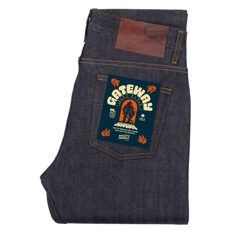 Weird Guy 14.3oz Gateway Selvedge Indigo made by Naked & Famous Denim